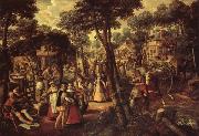 Joachim Beuckelaer A Village Celebration oil painting